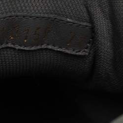 مملوكة مسبقًا Louis Vuitton Black Nubuck Leather LV Trainer Sneakers Size 41.5