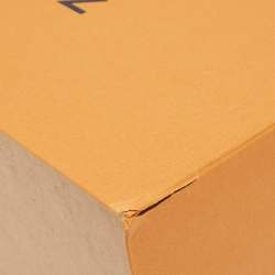 مملوكة مسبقًا Louis Vuitton x Nike Metallic Gold Monogram Leather Air Force 1 Sneakers Size 41