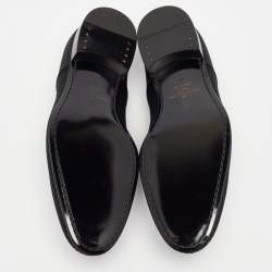 Louis Vuitton Black Petit Damier Fabric Solferino Derby Size 42