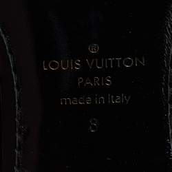 Louis Vuitton Black Petit Damier Fabric Solferino Derby Size 42