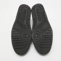 Louis Vuitton Black Suede LV Trainer Sneakers Size 45