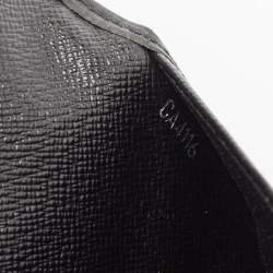 Pre Owned Louis Vuitton Black Epi Leather Pocket Agenda Cover