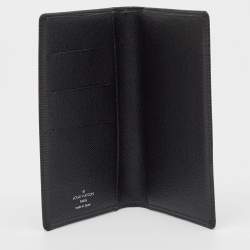 Pre Owned Louis Vuitton Black Epi Leather Pocket Agenda Cover