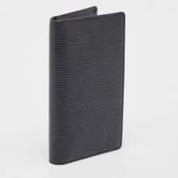 Pre Owned Louis Vuitton Black Epi Leather Pocket Agenda Cover