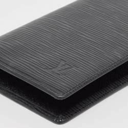 Pre Owned Louis Vuitton Black Epi Leather Pocket Agenda Cover