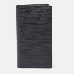Pre Owned Louis Vuitton Black Epi Leather Pocket Agenda Cover