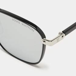 Louis Vuitton Black Mirrored Z2425U LV Signature Square Sunglasses