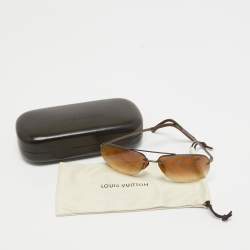 Louis Vuitton Brown Damier Gradient Z0215U Socoa Aviator Sunglasses
