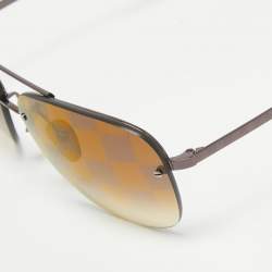 Louis Vuitton Brown Damier Gradient Z0215U Socoa Aviator Sunglasses