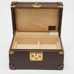 Louis Vuitton Brown Leather Boite Montre Case