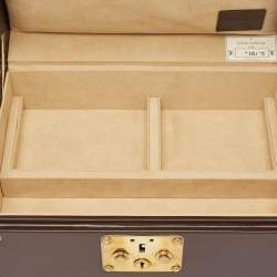 Louis Vuitton Brown Leather Boite Montre Case