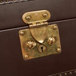 Louis Vuitton Brown Leather Boite Montre Case