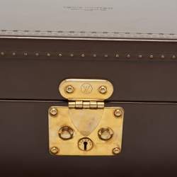 Louis Vuitton Brown Leather Boite Montre Case