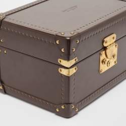 Louis Vuitton Brown Leather Boite Montre Case