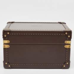 Louis Vuitton Brown Leather Boite Montre Case