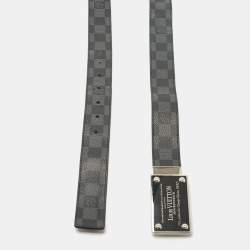 Louis Vuitton Damier Graphite Canvas Inventeur Reversible Belt 120 CM