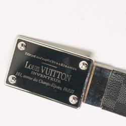 Louis Vuitton Damier Graphite Canvas Inventeur Reversible Belt 120 CM