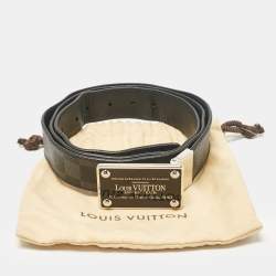 Louis Vuitton Damier Graphite Canvas Inventeur Reversible Belt 120 CM