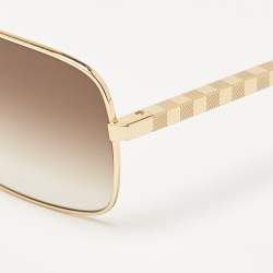 Louis Vuitton Gold/Brown Gradient Z0259U Altitude Sunglasses 