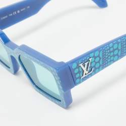 Pre Owned Louis Vuitton x  Yayoi Kusama Blue Z1905W LV Clash Pumpkin Sunglasses
