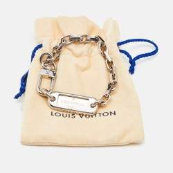 Louis Vuitton Silver Tone Chain Bracelet