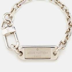 Louis Vuitton Silver Tone Chain Bracelet