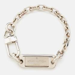 Louis Vuitton Silver Tone Chain Bracelet