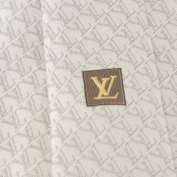 Louis Vuitton Metallic Grey Monogram Silk Tie
