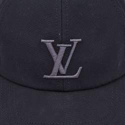Louis Vuitton Black Only LV Cotton Baseball Cap