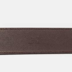 Pre Owned Louis Vuitton Amarante Monogram Vernis LV Initiales Belt 85CM