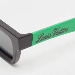Louis Vuitton Black/Green Z1556E Pop Square Sunglasses