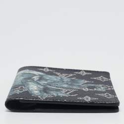 Louis Vuitton Ink Monogram Savane Elephant Canvas Chapman Passport Holder