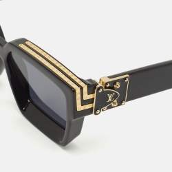 Pre Owned Louis Vuitton Black/Gold Z116SE 1.1 Millionaires Sunglasses