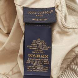 Pre Owned  Louis Vuitton Cream Monogram Canvas Baseball Cap 53 CM