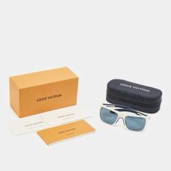 Louis Vuitton White/Blue Polarized Z0930W America's Cup Nautical Wayfarer Sunglasses  
