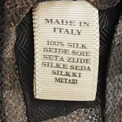 Louis Vuitton Grey Silk Checks Classic Tie 