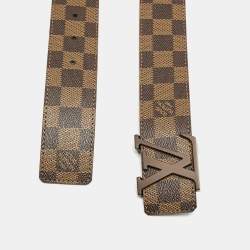 Louis Vuitton Damier Ebene Canvas LV Initiales Belt 110 CM