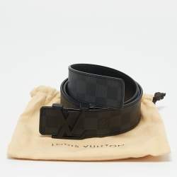 Louis Vuitton Damier Graphite Canvas LV Initiales Belt 90CM