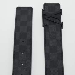 Louis Vuitton Damier Graphite Canvas LV Initiales Belt 90CM