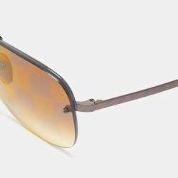 Louis Vuitton Brown Damier Gradient Z0215U Socoa Aviator Sunglasses