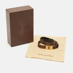 Louis Vuitton Damier Ebene Canvas BC Sign It Bracelet