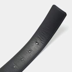 Pre Owned Louis Vuitton Damier Cobalt Canvas LV Initiales Belt 95 CM