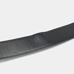Pre Owned Louis Vuitton Damier Graphite Canvas LV Initiales Belt 90 CM