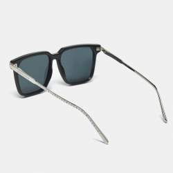 Pre Owned Louis Vuitton Black Z1667W Rise Square Sunglasses