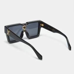 Pre Owned نظارات شمسية لوي فيتون أسود بلورات زلاجة دوارة Z2053W