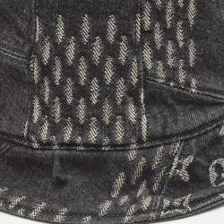 Pre Owned Louis Vuitton Grey Monogram Bucket Hat