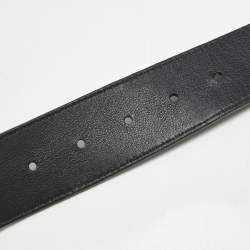 Pre Owned Louis Vuitton x Supreme Brown Monogram Leather LV Initiales Belt 90 CM