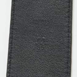 Pre Owned Louis Vuitton x Supreme Brown Monogram Leather LV Initiales Belt 90 CM