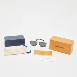 Pre Owned Louis Vuitton Black/Gold Z1584U 1.1 Evidence Sunglasses