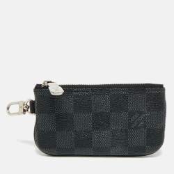 Pre Owned Louis Vuitton Damier Graphite Canvas Key Pouch
